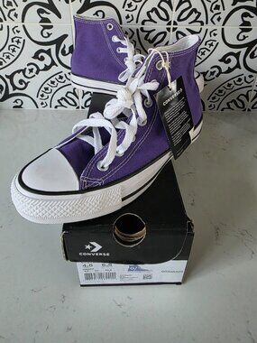 New Converse Men 4.5 Women 6.5 All Star Chuck Taylor High Tops Electric Purple